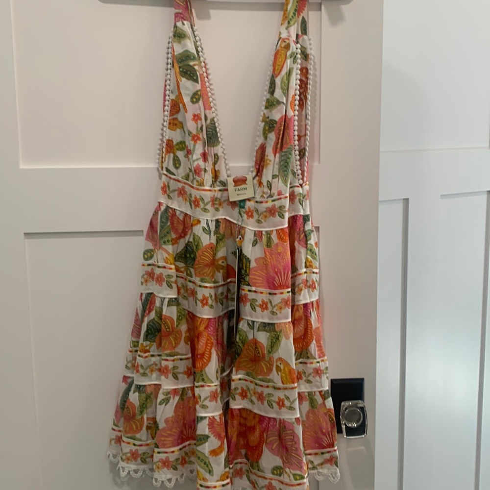 Beautiful never worn tags on Farmrio sun dress